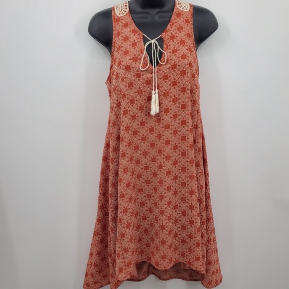 Casual Boho PacSun Dress Crochet Detailing - Picture 3 of 12